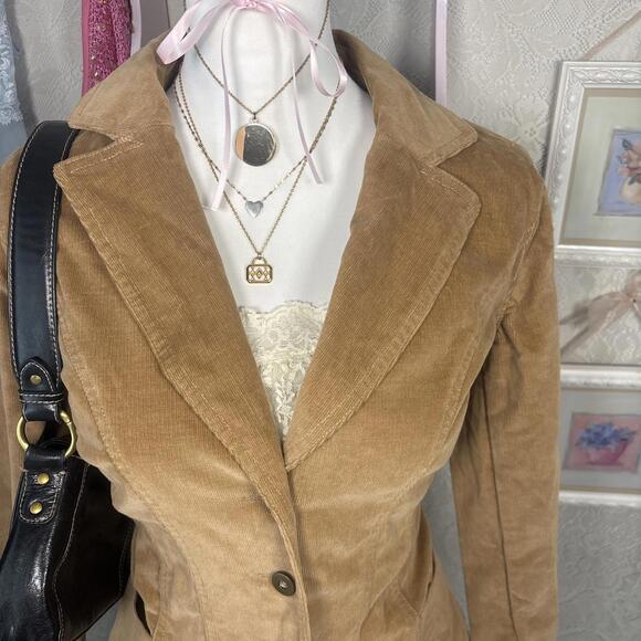 y2k vintage brown corduroy jacket - Picture 4 of 5